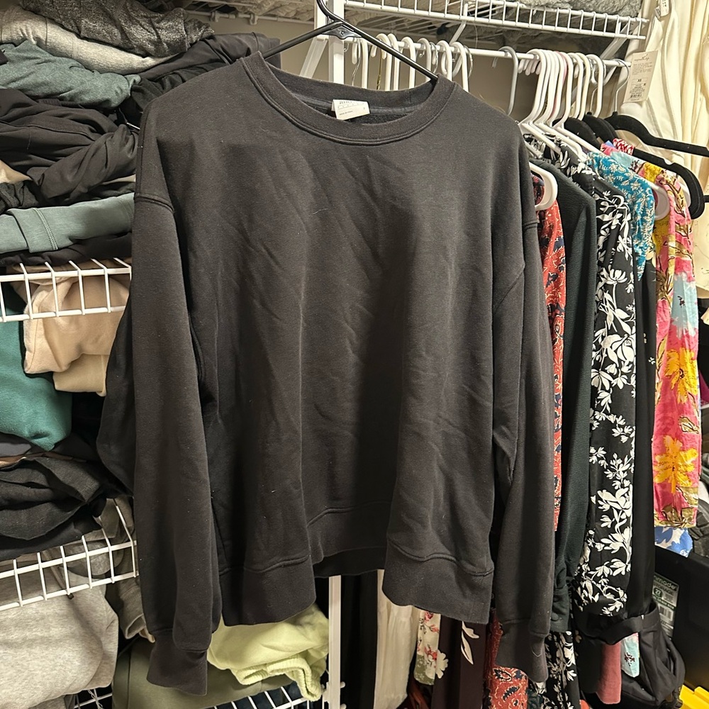Black TNA Crewneck Sweatshirt